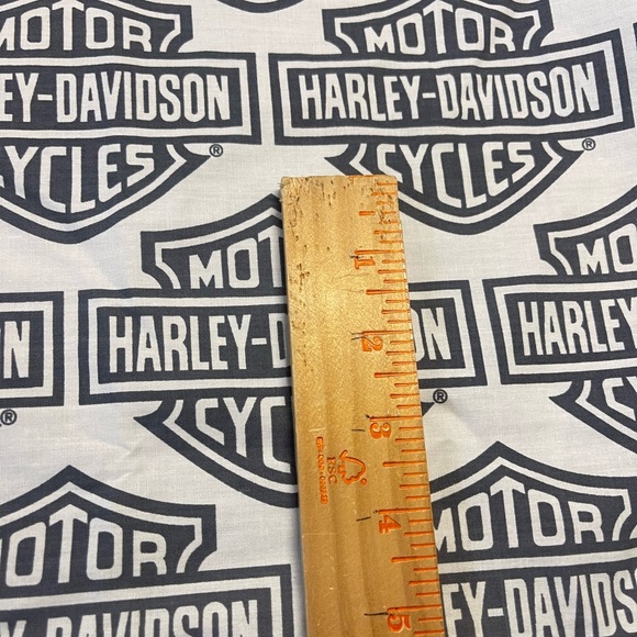 New 100% cotton Harley Davidson Motorcycle Fabric for quilt making pillow 11x24 - Picture 4 of 7